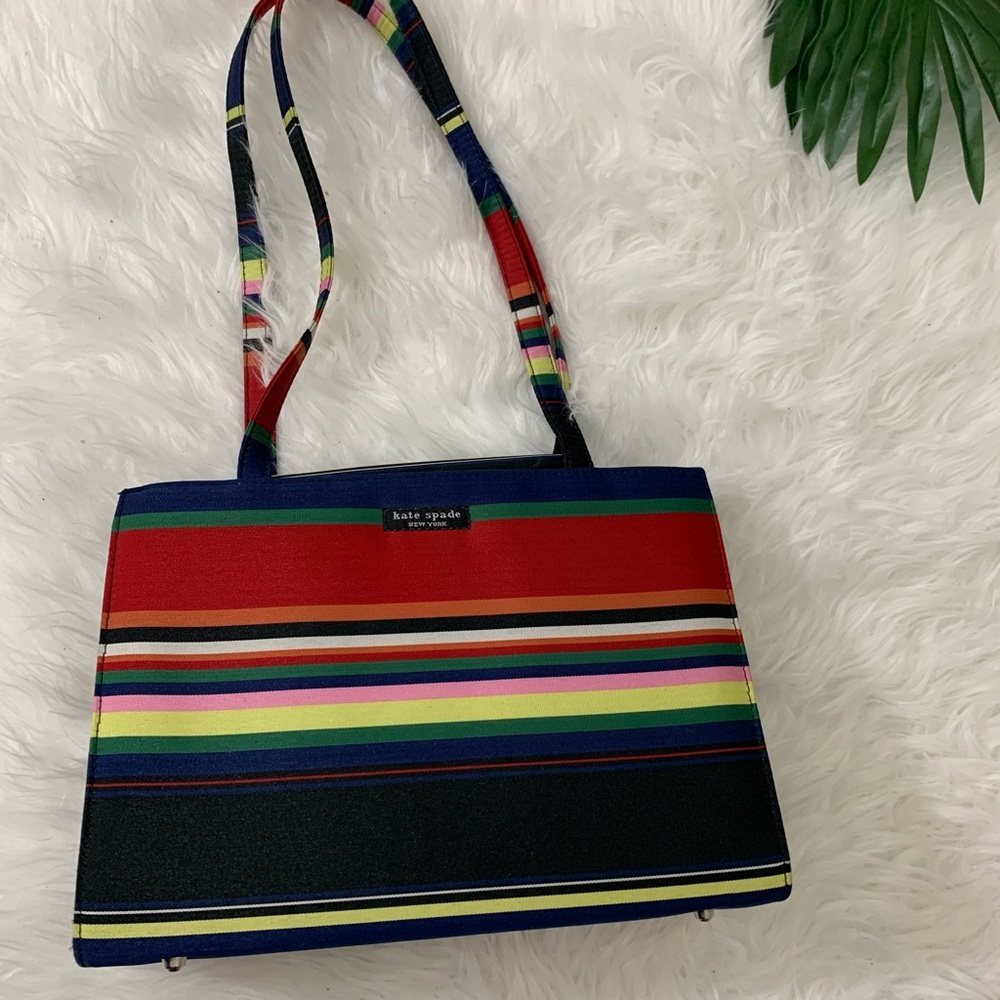 Kate Spade multicolor striped purse